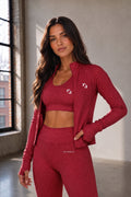 Alāku: Slim Fit Long Sleeve Crop Yoga Jacket