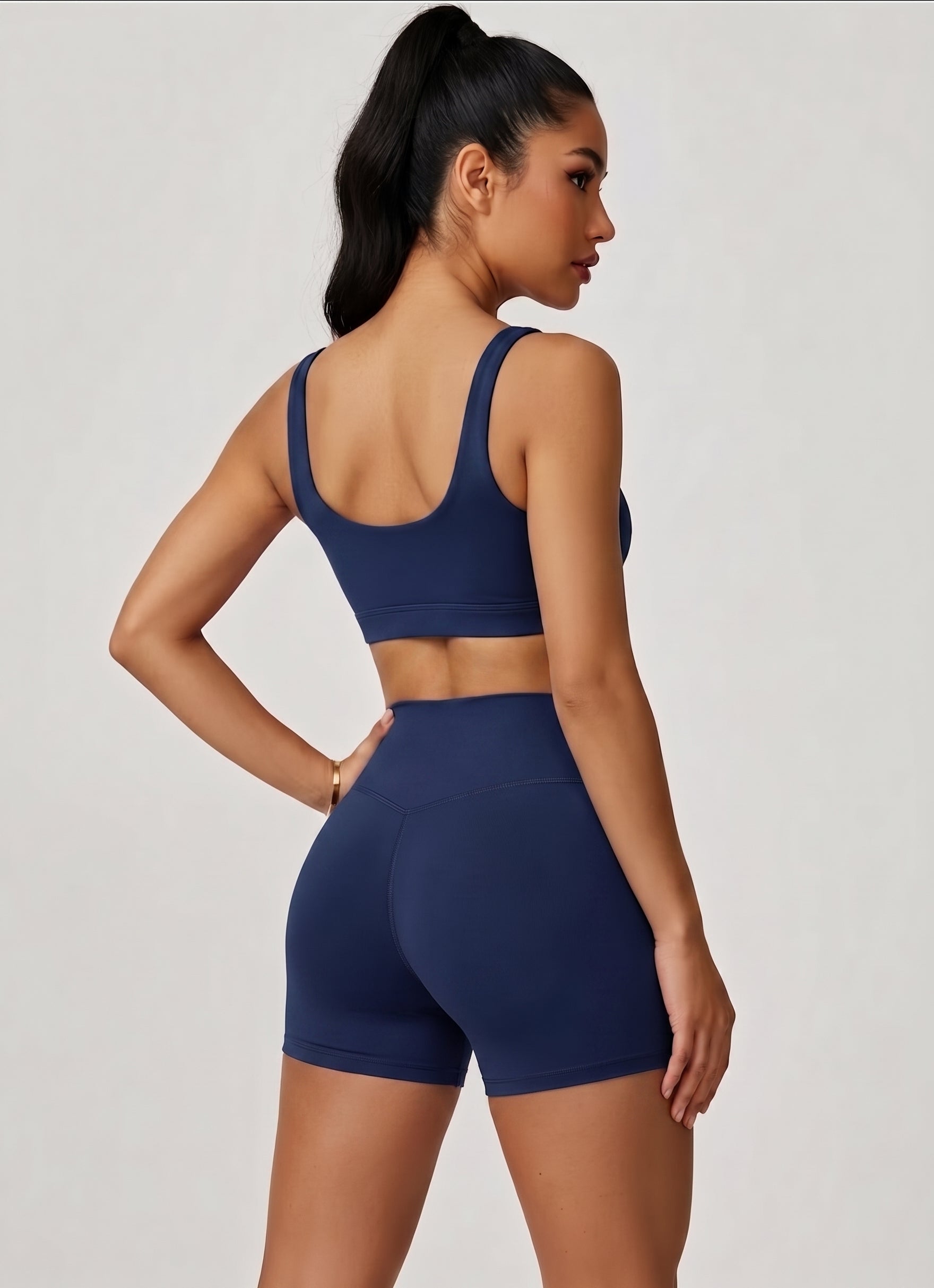 Rabbu: Women's High Waisted Soft Shorts