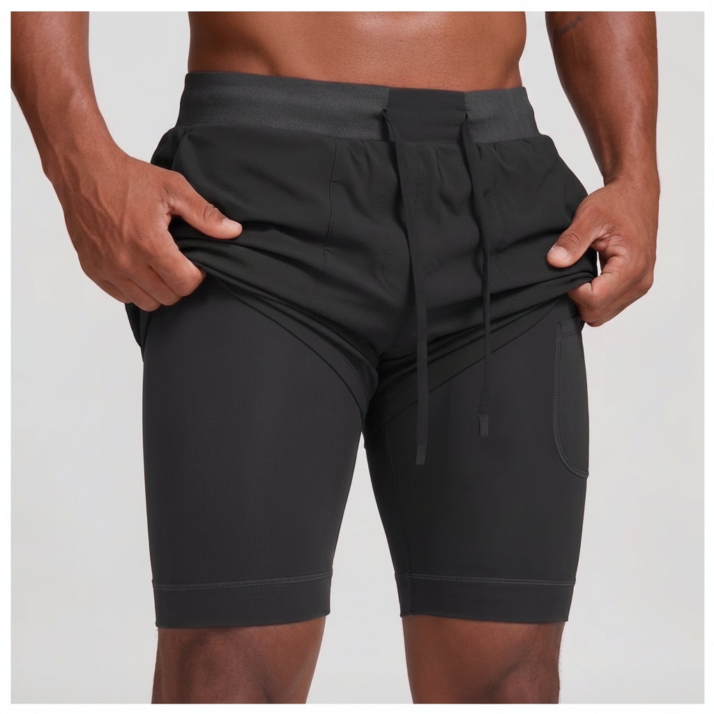 Men's 2-in-1 Lightweight Training Shorts