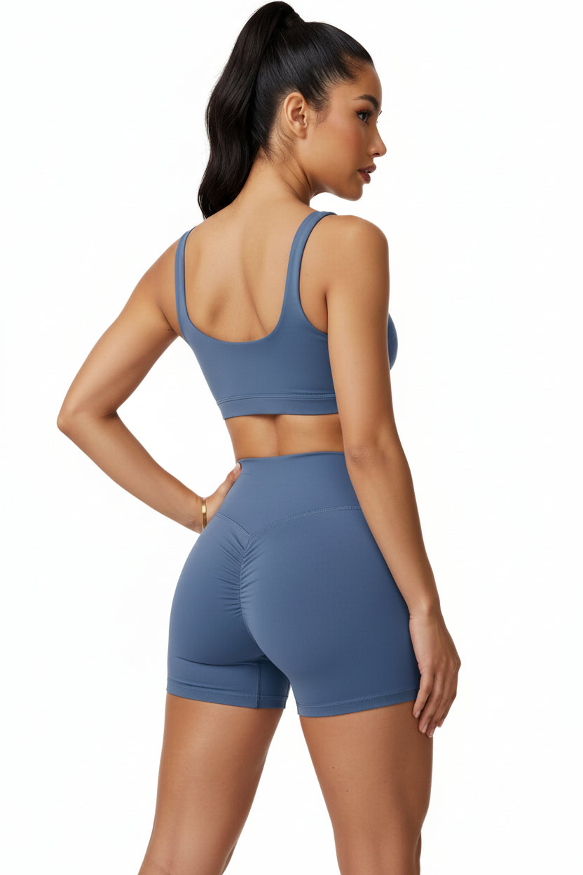 Rabbu: Women's High Waisted Soft Shorts